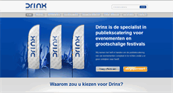 Desktop Screenshot of drinx.nl